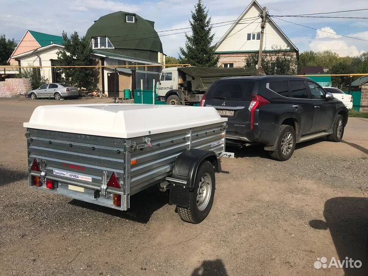 Прицеп легковой одноосный от мзса Арива