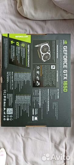 Видеокарта MSI GeForce GTX 1650 D6 ventus XS V1