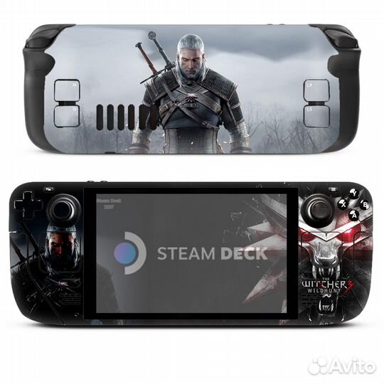 Steam deck защитная наклейка / защитный чехол сет2