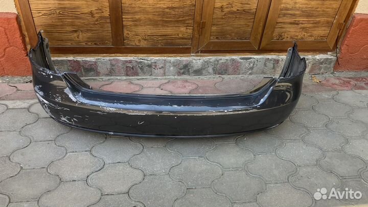 Бампер задний volkswagen polo до рейсталинг