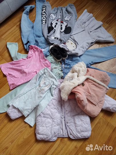 Брендовый пакет вещей на весну 104-110р, Зара, нм