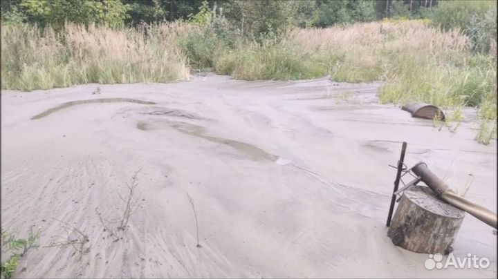 Мини земснаряд, земснаряд. Очистка каналов