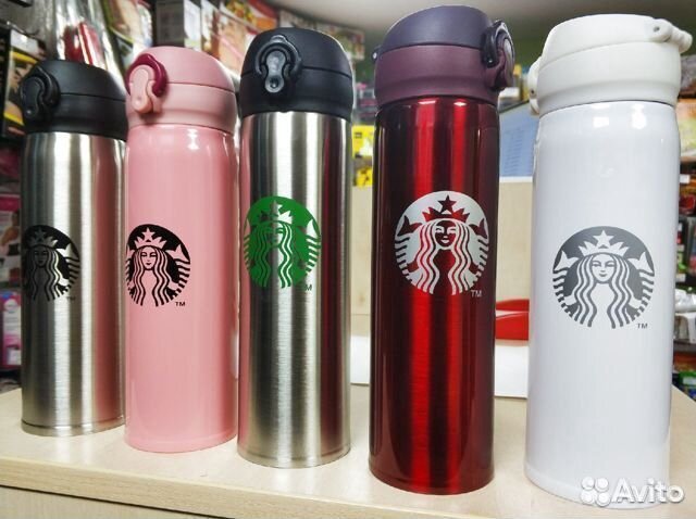 Термос Старбакс герметичный непроливайка 500 мл