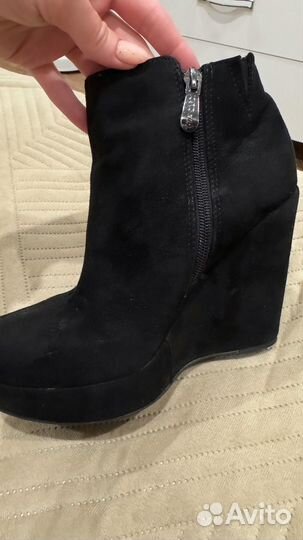 Ботильоны женские замшевые