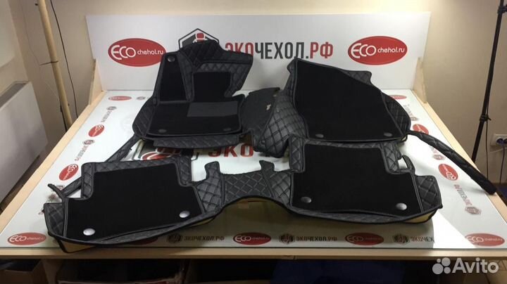 3D Коврики Range Rover Салон Багажник из Экокожи