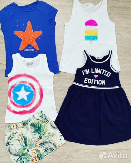 Одежда для девочки 116 122 128 Next Zara H&M