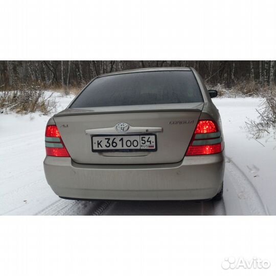 Спойлер Тойота Королла 120