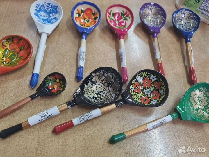 Деревянные ложки хохлома