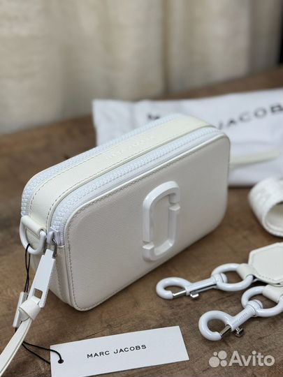 Сумка marc jacobs snapshot DTM moon white