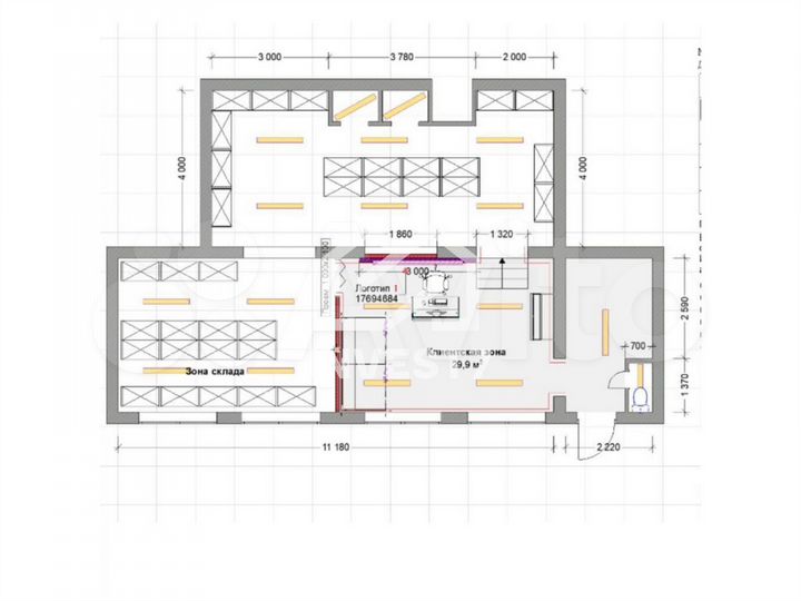 Продажа торговой площади