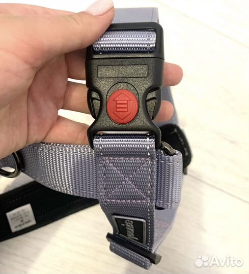 Анатомическая шлейка антитяга + поводок