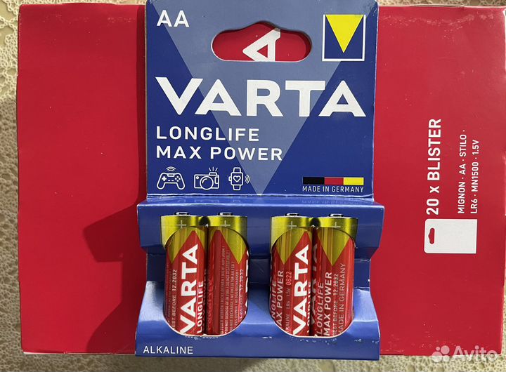 Батарейки Energizer ; Duracell; Varta