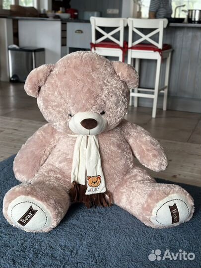 Плюшевый медведь огромный высота 85 см