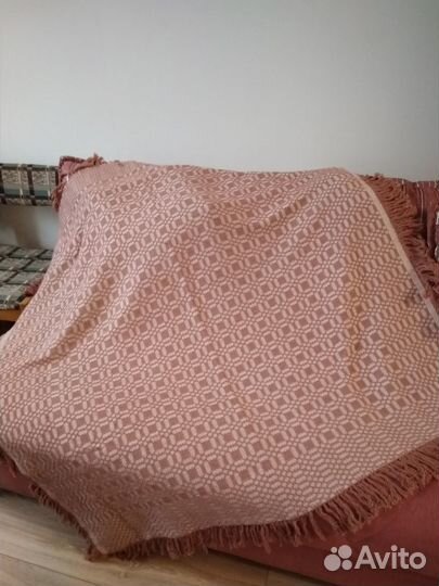 Скатерть из набивного хлопка б/у