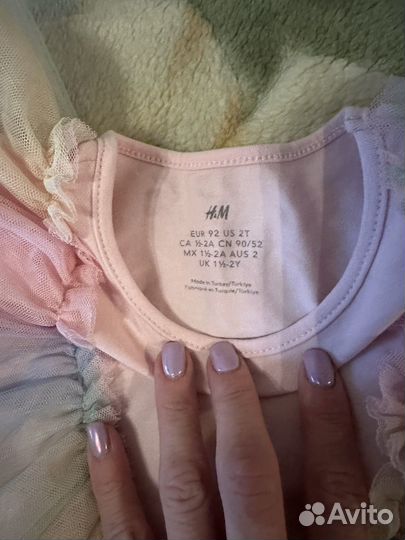 Платье для девочки 92 H&M