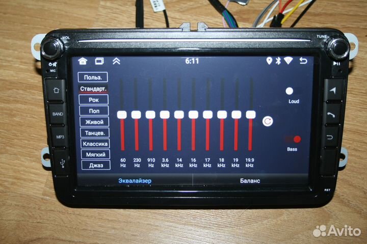 3/32GB Андроид Магнитола Carplay Фольксваген skoda