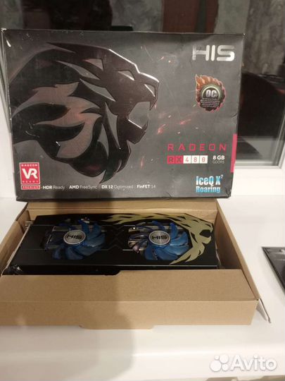 Видеокарта rx480 8gb