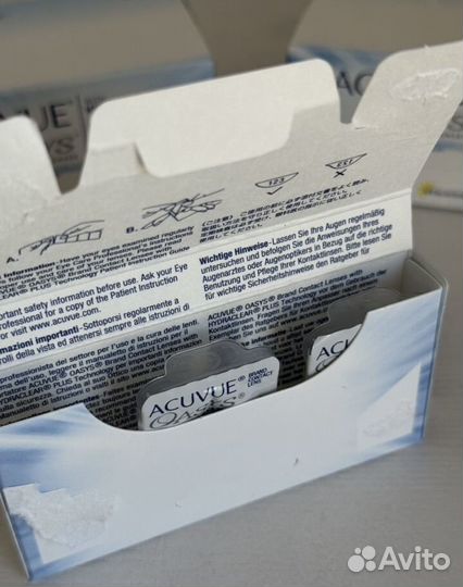 Контактные линзы acuvue oasys -4 двухнедельные