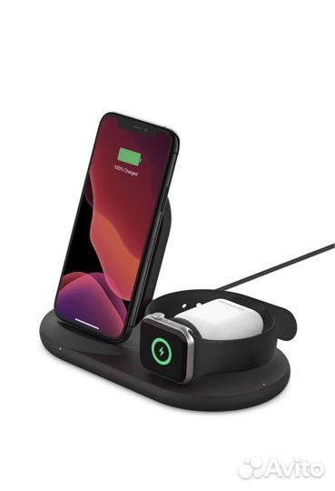 Belkin Беспроводная зарядка 3 в 1 для iPhone