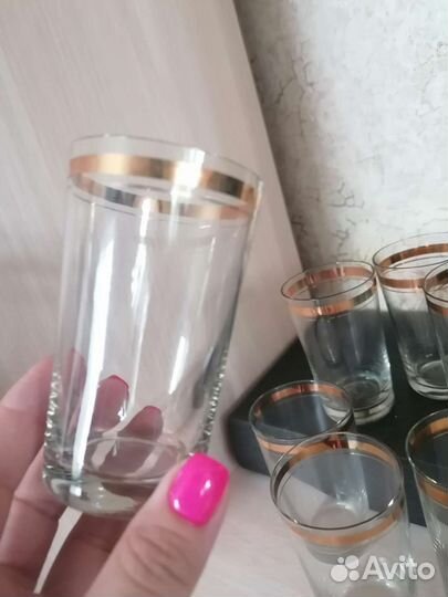 Стаканы 11 шт стекло СССР