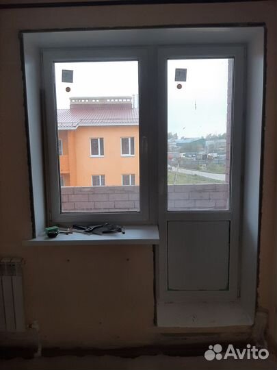 Пластиковые окна и дверь