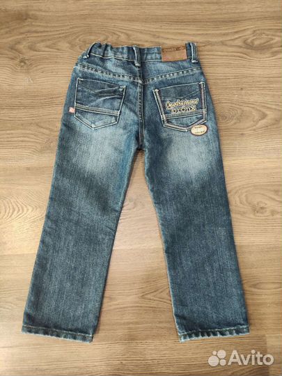 Джинсовая рубашка и джинсы 110-116