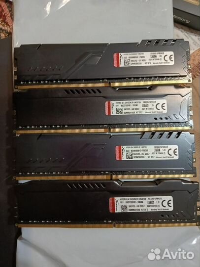 Kingston HyperX fury Black CL15 DDR 4 16Gb 2666Mhz