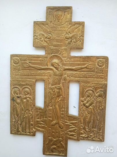 Бронзовый крест 19 век