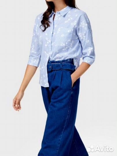 Объемная рубашка из хлопка Остин 46 размер