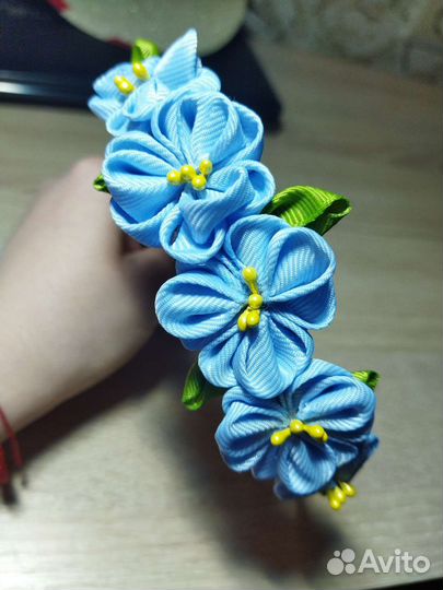 Ободок для волос ручной работы