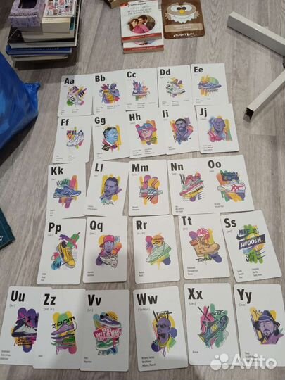 Street Beat Набор карточек сникер алфавита