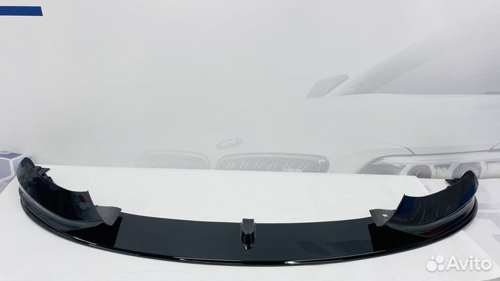 Сплиттер BMW F32 M perfomance чёрный глянец