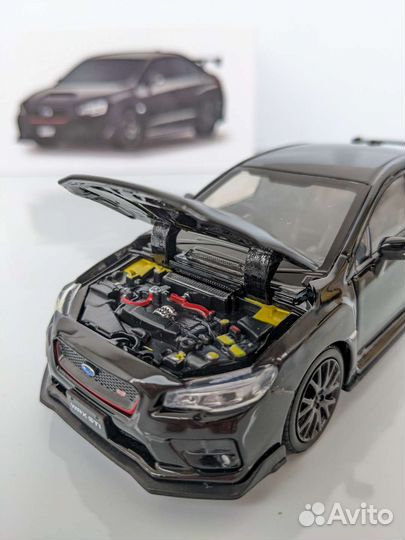 Металлическая модель автомобиля subaru WRX STI