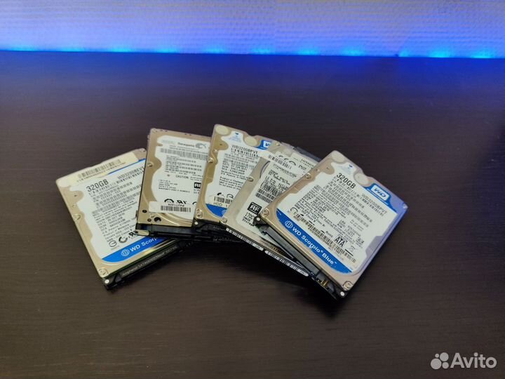 HDD для ноутбука - 320, 500Gb (Windows 10)