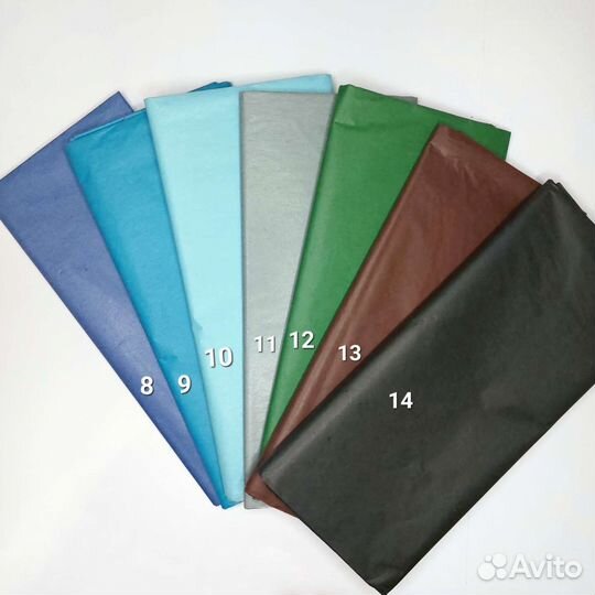 Бумага тишью, 10 листов, в ассортименте