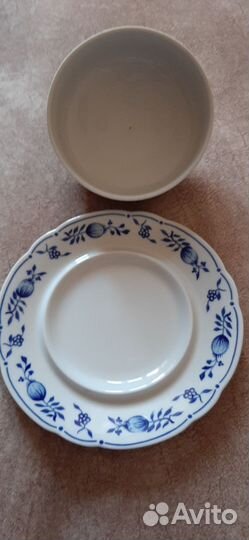 Масленка гжель ГДР новая