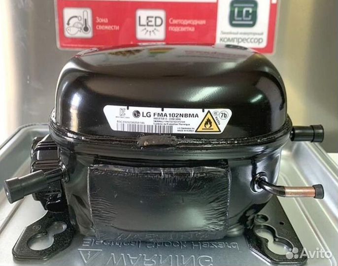 Инверторный линейный компрессор холодильника LG