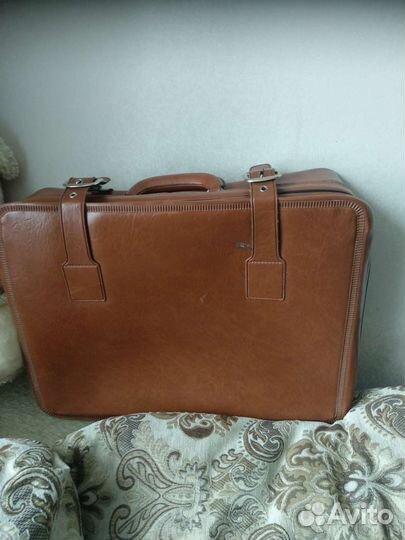 Кожаный чемодан СССР