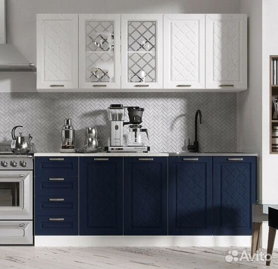 Кухня белая в наличии 2м