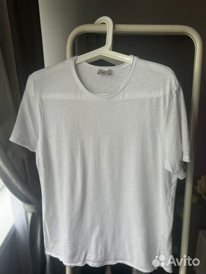 Льняная Футболка lime s