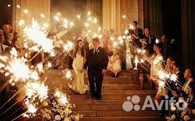 Свадебный бенгальский огонь 60 см