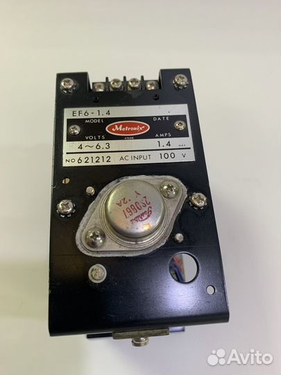 Metronix ef-6-1.4,47698 блок питания, 4-6.3V,1.4A