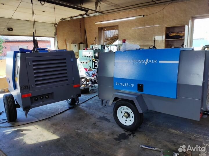 Дизельный винтовой компрессор Borey 7 бар