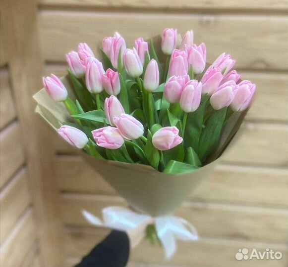 Тюльпаны букет. Доставка от часа