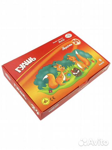 Гуашь детская «Мультики»