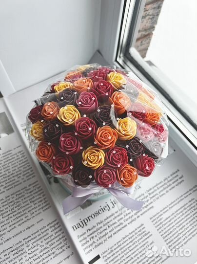 Шоколадные цветы