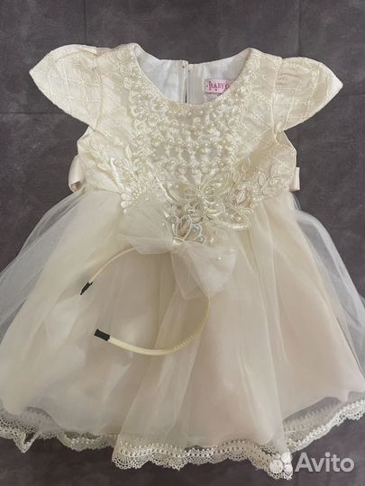 Новогоднее платье для девочки 80