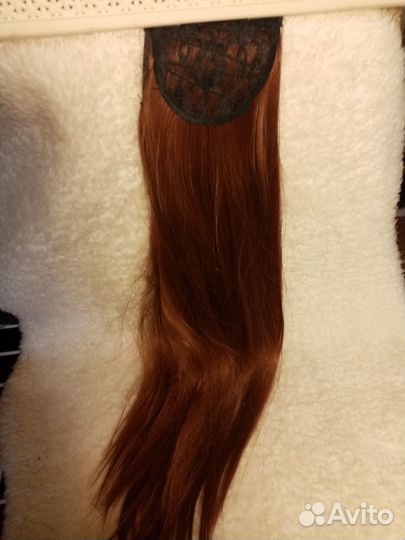 Хвост накладной канекалон шиньоны парик