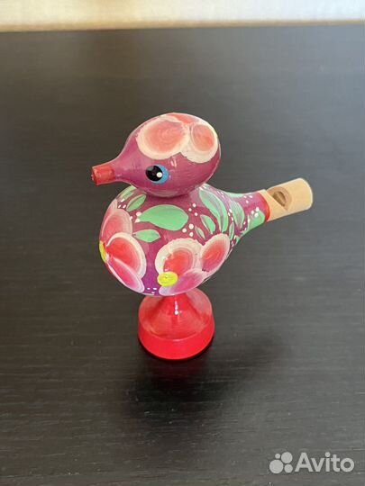 Свисток птица ручная работа