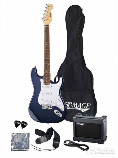 Homage SET-HEG310BL - Комплект электрогитары, комб